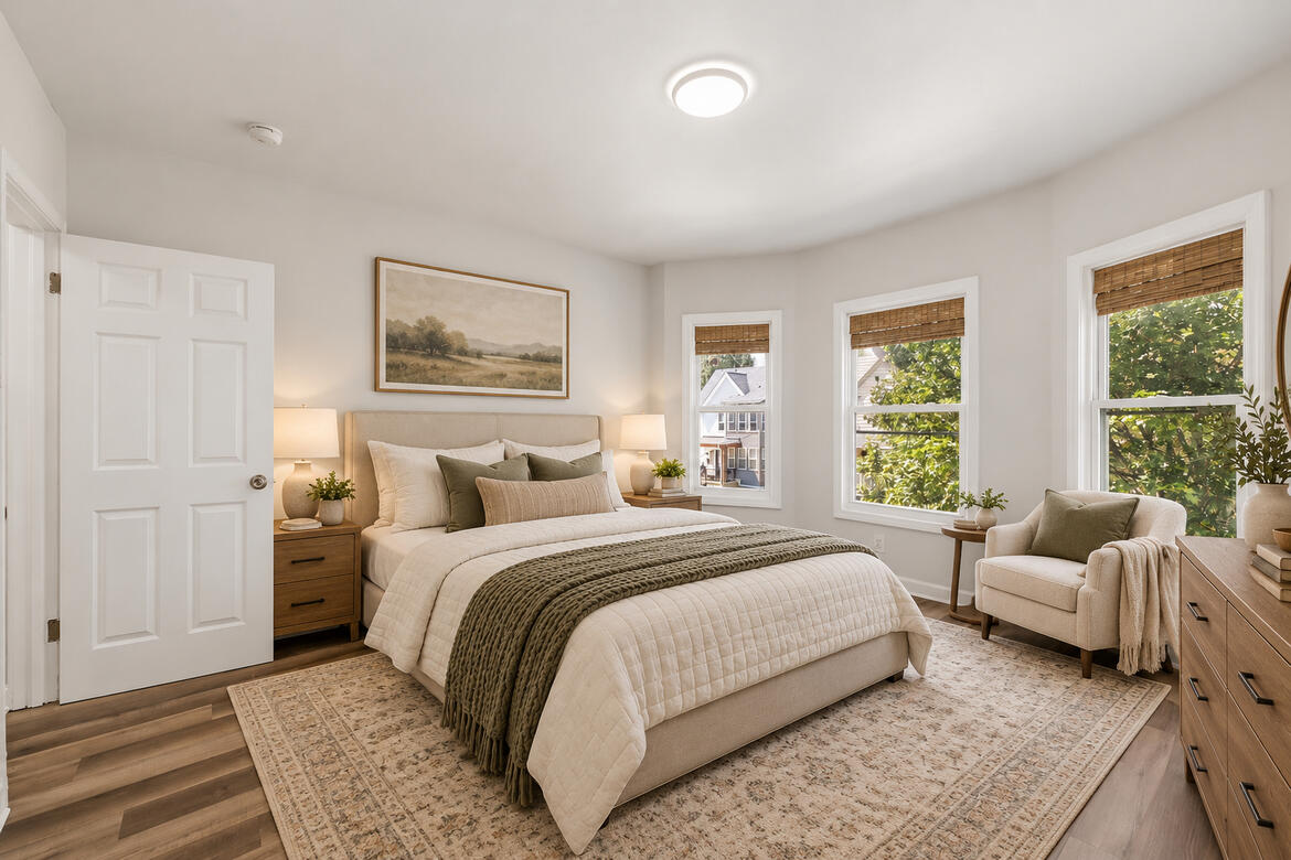Spacious Private Bedroom | Virtually Staged